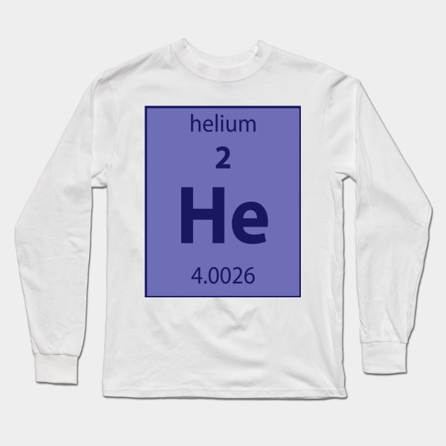 Helium Element Long Sleeve T-Shirt by JuliesDesigns